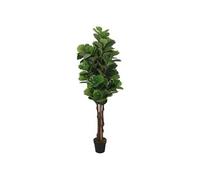 Kunstplant vijgenboom 134 bladeren 120 cm groen359012