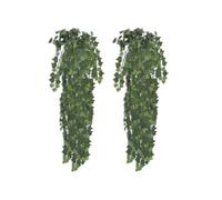 Kunstplanten 2 st klimop 90 cm groen241366