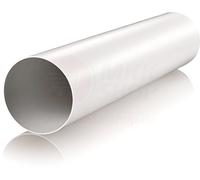 Kunststoff Lüftungs Rohr Ø 100 mm 0,5 m (50 cm) PVC ABS Lüftung Rundrohr Kana...