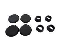 Kunststoffgleiter Satz für Eames Plastic Chair DSR, DAR, DKR Vitra-Schwarz - VITRA 96217100