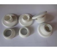 Kunststoffgleiter Satz für Eames Plastic Chair DSR, DAR, DKR Vitra-Weiß - VITRA 96385500