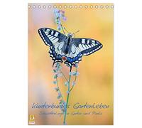 Kunterbuntes Gartenleben - Schmetterlinge in Gärten und Parks (Tischkalender 2026 DIN A5 hoch), CALVENDO Monatskalender: Ein Kalender für Naturliebhaber und Hobbygärtner