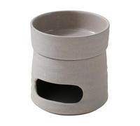 Kuntesetty Brûleur d'huiles essentielles en céramique, porte-bougie chauffe-plat, bol amovible, diffuseur de parfum facile à nettoyer pour porche, bureau ou