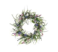 Kuntesetty Couronne Printanière pour Porte D'entrée. Collection de Fleurs Artificielles. Couronne Décorative pour Mariages, Maison, Extérieurs et Fenêtres, Style A