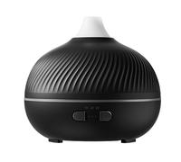 Kuntesetty Diffuseur D'huiles Essentielles, à Brume, Veilleuse Parfumée, de Bureau pour Chambre D'étudiant, noir