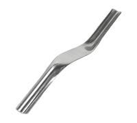 Kuntesetty Fer à Joint Jointeur de Brique Outil de Jointoiement et Lisseur de Mortier En Acier Inoxydable à Double Tête Approprié pour Les Chantiers et La Rénov, Largeur de 19.4 Mm