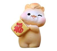 Kuntesetty Figurine Miniature de Cheval, Petite Statue de Cheval, Objet de Collection, Décoration Du Nouvel An Chinois pour Chambre, Salon, Bibliothèque, Style C