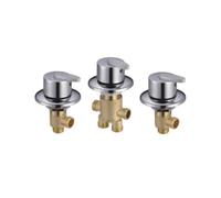 Kuntesetty Robinet Assemblage pour Salle de Bain Incluant Adaptation Facile pour Tuyau et Design Compact en Laiton Finition Polie Prévu pour l'Espace Résidentiel, Feuille SY-1001B