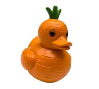 Kuntesetty Sculpture de Canard Ornement Original Figurine Animale Artistique En Forme de Canard Légume Approprié pour Bibliothèque Bureau Chambre et Tableau de B, Canard Aux Carottes