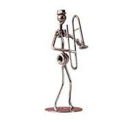 Kuntesetty Sculpture de Musicien Décoration de Bureau à Domicile Pièce D'art élégante, Trombone