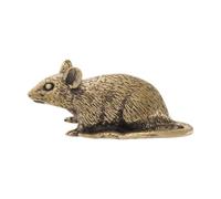 Kuntesetty Sculpture de Souris Ornement de Rat Small Animal Figures pour Home Cabinet Office