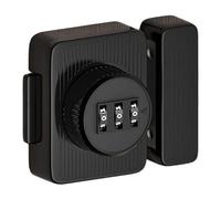 Kuntesetty Serrure à Combinaison Sans Clé avec Mot de Passe pour Armoire, Noir