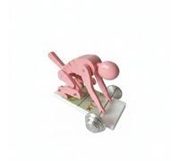 Kuntesetty Spine Maquette Posture Levage Modèle Anatomique Outil Correction Mouvement Prévention Blessures Dos Fonction Apprentissage Interactif Convient, Rose double, Rose