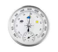 Kuntesetty Thermomètre Mural à Mouvement Mécanique, Utilisable En Intérieur et En Extérieur Toute Saison, Idéal pour Le Bureau Ou Comme Instrument Météorologique