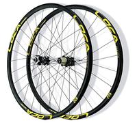 KUNYOS 26/27.5/29IN Mountain Bike Wheelset Quick Release Front and Rear Wheels Aluminum Alloy Rims Disc Brake 24H Hubs for 8/9/10/11/12 Speed,d'or,29inch