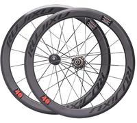 KUNYOS 406/451 Ensemble de Roues pour vélo Pliant à Petite Roue, Avant et arrière, 20 Pouces, 22 Ensembles, Cadre Haut, moyeu de Frein V, Jante de Cyclisme de 40 cm de Hauteur,Noir,451 100/130