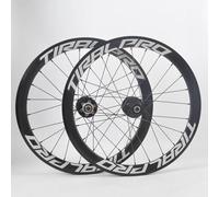 KUNYOS 406 451 Paire De Roues Légère Vélo Pliant BMX Vélo D'Équilibre Kit 20 Pouces Frein À Disque Dégagement Rapide 40Mm Jantes en Aluminium Cassette 8 9 10 11 Vitesses,Noir,406