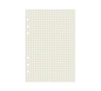 KUNYOS 45 pièces A5 A6 A7 6 anneaux feuilles mobiles cahier recharge classeur Page intérieure Budget hebdomadaire mensuel à faire ligne point grille papier papeterie(Grid,A7)