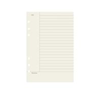 KUNYOS 45 pièces A5 A6 A7 6 anneaux feuilles mobiles cahier recharge classeur Page intérieure Budget hebdomadaire mensuel à faire ligne point grille papier papeterie(Cornell,A5)