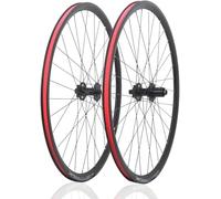 KUNYOS 700C Freins à Disque Ensemble de Roues pour vélo de Route/Gravel 12X100/12X142mm Alliage d'aluminium Moyeu à axe traversant HG Cassette 32H pour 7/8/9/10/11/12 Vitesses 120 clics