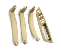 KUNYOS Arrière Intérieure Poignée Porte pour BMW pour X5 pour X6 07-13 Interrupteur De Vitre Porte Conducteur Intérieur Poignée Traction Remplacement(Beige RHD 4PCS)