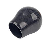 KUNYOS Bouton Uniquement Levier De Vitesse Manuel Élégant Pour Universal Modèle De Fibre De Carbone/Noir/Rouge Pommeau De Levier 1X Pommeau En Fibre Forgée 1 Adaptateur