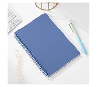 KUNYOS Cahier à spirale A5, 160 pages, papier épais, Protection des yeux, écriture lignée, for journal intime de l'école, du collège et du bureau(A5 dark blue)