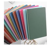 KUNYOS Cahier à spirale A5, 160 pages, papier épais, Protection des yeux, écriture lignée, for journal intime de l'école, du collège et du bureau(A5 random color 1pcs)