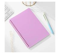 KUNYOS Cahier à spirale A5, 160 pages, papier épais, Protection des yeux, écriture lignée, for journal intime de l'école, du collège et du bureau(A5 perple)