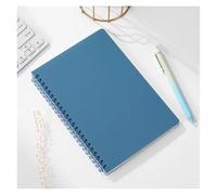 KUNYOS Cahier à spirale A5, 160 pages, papier épais, Protection des yeux, écriture lignée, for journal intime de l'école, du collège et du bureau(A5 blue)