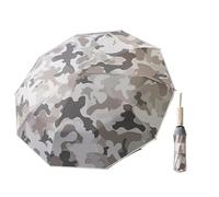 KUNYOS Camouflage Digital Automatic Folding Compact Umbrella, Windproof Strong 10 Bone 280T Impact Cloth sunlight And Rain Umbrellas For Men And Women(Desert Ark)