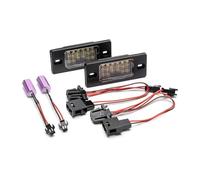 KUNYOS Éclairage de Canbus 2x For VW Tiguan 5N Golf 4 5 Variant 1J 1K Passat Variant 3BG Bora Limousine Variant Rear White Canbus Led License Plate Lights LED Plaque D'immatriculation