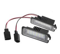 KUNYOS Éclairage de Canbus Pour VW Pour Passat B6 3c Limousine 2005-2010 Feux De Plaque D'immatriculation Voiture 18SMD LED Sans Erreur 2 Pièces LED Plaque D'immatriculation
