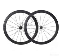 KUNYOS Ensemble De Roues De Course 700C, Blocage Rapide, Moyeu 9X100/9X130 Mm, Jantes en Aluminium, Hauteur De Profil 30/40/50 Mm, Freins V/C, Adapté pour Transmissions 7-12 Vitesses,Noir,50mm
