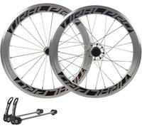 KUNYOS Ensemble De Roues De Vélo À Libération Rapide Frein sur Jante 700C Roue De Route Roulements Étanches 20/24H Alliage Alu Support Cassette 7/8/9/10/11 Vitesses,Argent