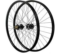 KUNYOS Ensemble De Roues De Vélo De Montagne MTB Roues Boost Thru Axle 26/27.5/29 Pouces 32H Freins À Disque Roulements Étanches Moyeu HG Compatible avec Cassettes De 8 À 12 Vitesses,100/142,27.5inch