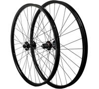 KUNYOS Ensemble De Roues De Vélo De Montagne MTB Roues Boost Thru Axle 26/27.5/29 Pouces 32H Freins À Disque Roulements Étanches Moyeu HG Compatible avec Cassettes De 8 À 12 Vitesses,100/148,27.5inch