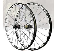 KUNYOS Essieu De Vélo 26'' 27.5'' 29'' Vélo De Montagne Avant-Arrière Double Couche De Frein À Disque 24 Trous Moyeu Straight-Pull pour 7-12 Vitesses,Noir,29inch