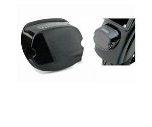 KUNYOS Feu arrière moto Pour Dyna Pour Cabriolet - FXDS-CONV 1999 2000 Feu Stop Arrière À LED Rouge Fumé Profil Bas(1 Smoke)