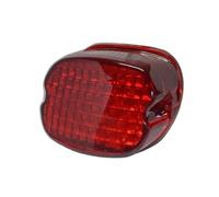 KUNYOS Feu arrière moto Pour Softail Injected - FLST I 1999 2000 2001 2002 Feu Stop Arrière À LED Rouge Fumé Profil Bas(Red)