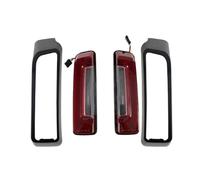 KUNYOS Feu arrière moto Pour Street Glide CVO 2024 Garde-boue Arrière Feu De Selle Latéral À LED(2PCS RED)