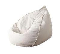 KUNYOS Housse de Pouf en Coton Pur Doux, Pouf d'angle for Chaise Longue, sans Remplissage