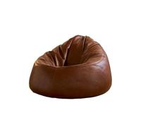 KUNYOS Housse de Pouf en Simili Cuir(SF-Brown)