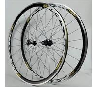 KUNYOS Jante De Paire De Roues De Vélo De Course De Route 700C Superlight, Roue De Vélo Frein C/V Moyeux De Cassette 7-11 Vitesses Roulement Scellé 6T QR Wheelet,Noir