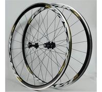 KUNYOS Jante De Paire De Roues De Vélo De Course De Route 700C Superlight, Roue De Vélo Frein C/V Moyeux De Cassette 7-11 Vitesses Roulement Scellé 6T QR Wheelet,Noir