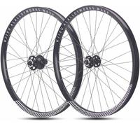 KUNYOS Jeu De Roues VTT 26" 27,5" Jantes en Aluminium À Double Paroi Axe À Pince 15X100mm 12X142mm Roues De Vélo Frein À Disque 32H pour 7/8/9/10/11/12 Vitesses,27.5inch