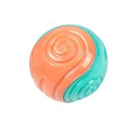 KUNYOS Jouet de Balle sonore for Chien Compagnie, Nettoyage et grincement des Dents, entraînement au Lancer en extérieur, soulagement l'ennui(Orange Blue,Large 8cm)