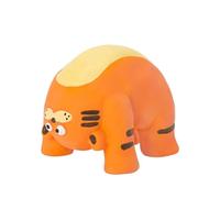 KUNYOS Jouets for Animaux de Compagnie, en Latex à Taille Basse, Sons Mastication, grincement et Nettoyage des Dents, résistants l'usure aux morsures(Tiger)