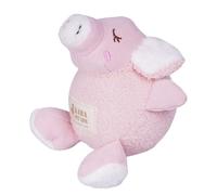 KUNYOS Jouets for Chiens, Jouets en Peluche avec Son, Haute élasticité et Douceur, de Dentition Mastication Grande, Moyenne Petite Taille(Pink Pig)