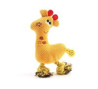KUNYOS Jouets for Chiens, résistants à la Mastication et durables, avec Fonction sonore, matériau en Peluche, Doux et ne blesse Pas Les gencives(Yellow)